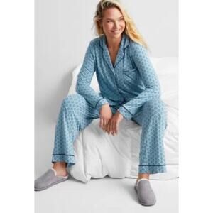 Brand New State of Day Women's Size 2XL XXL Diamond GEO Pajama Set Sleepwear